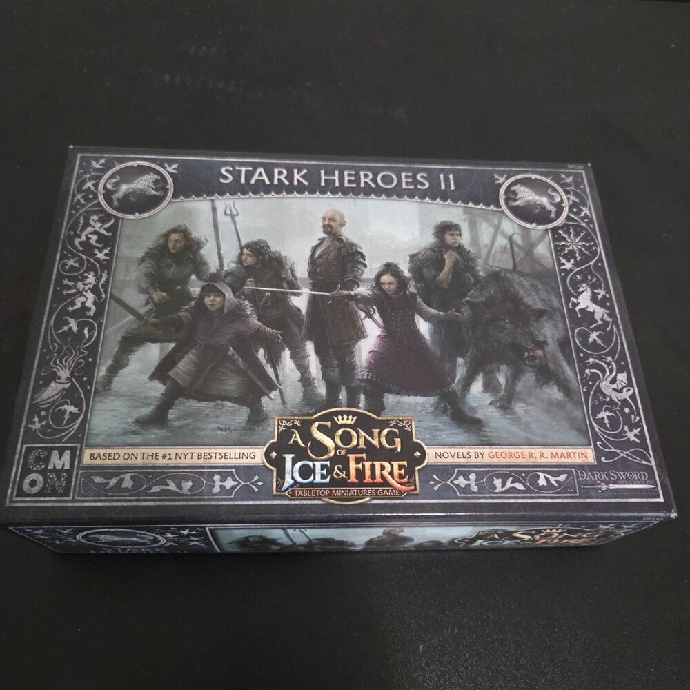Stark Heroes #2 Expansion A Song of Ice & Fire Miniatures ASOIAF CMON Open Box